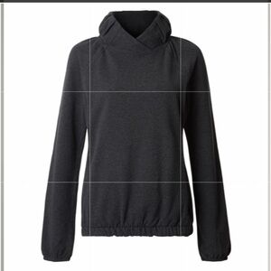 Lululemon After All Pullover Heathered Gray Size 8